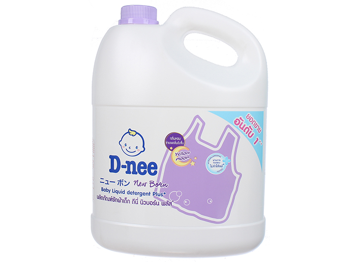 Dung dịch giặt xả quần áo Dnee 3000ml (màu tím)