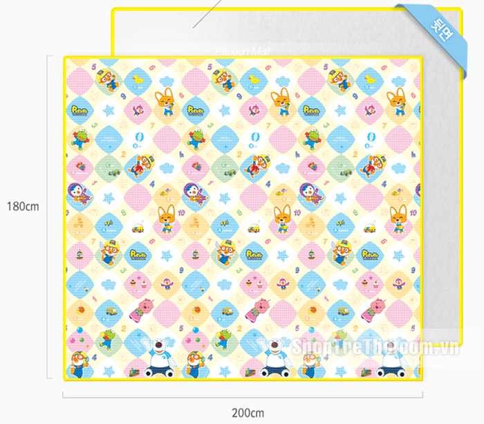 Thảm chơi trẻ em Pororo Hàn Quốc