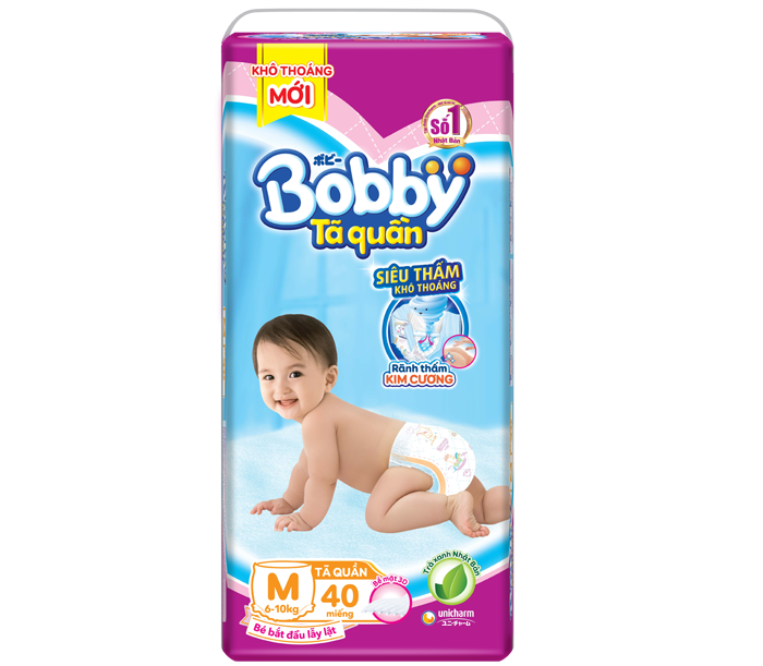Tã - bỉm quần Bobby M40