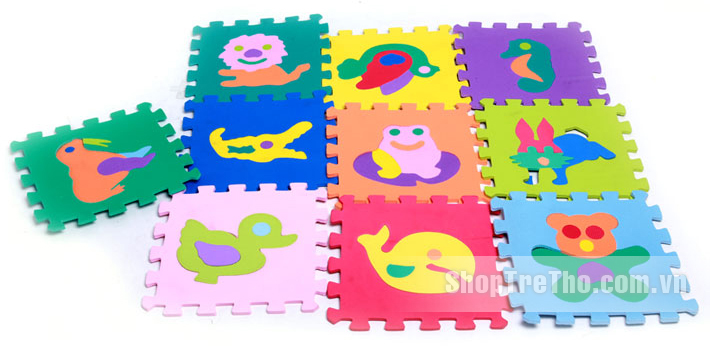 Thảm ghép PAPA (bộ 6 miếng ghép con vật) FL005  