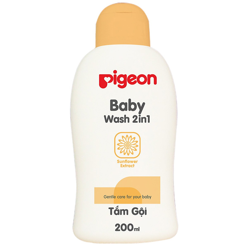 Sữa tắm gội Pigeon hoa hướng dương 200ml (2 in 1)