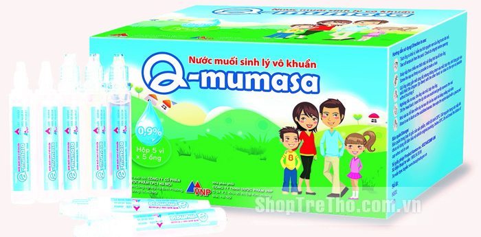 Nước muối sinh lý vô khuẩn Q-mumasa (xanh)