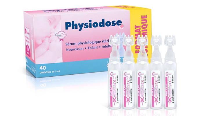 Nước muối sinh lý Physiodose (40 ống/hộp)