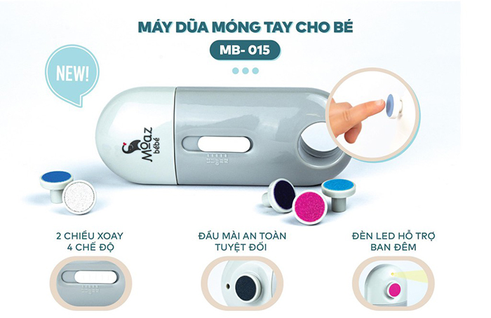 Máy dũa móng tay Moaz Bebe MB-015