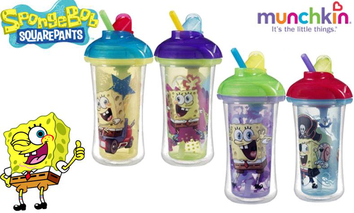 Cốc ống hút giữ nhiệt Sbob Munchkin 15481