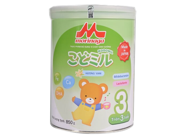 Sữa Morinaga Kodomil số 3 hương vani (850g)