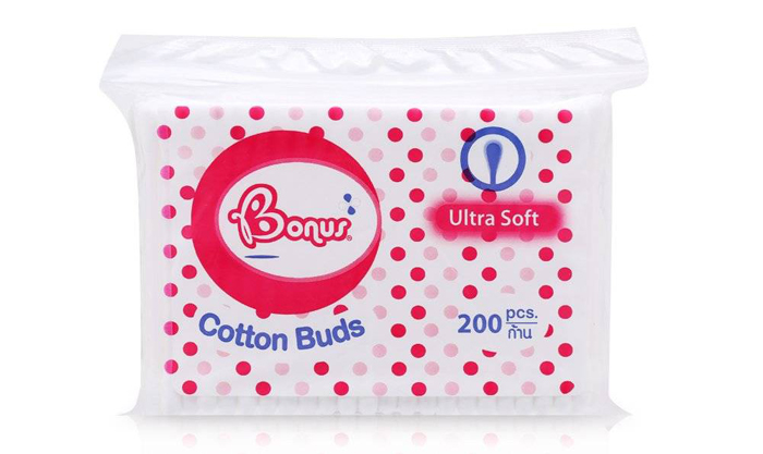 Bông tăm trẻ em Bonus (200 cây)