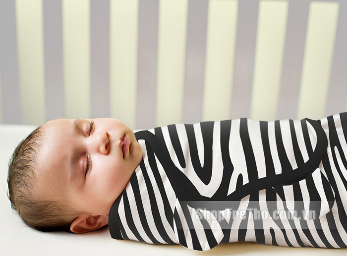 Chăn quấn bé Summer Zaney Zebra - SM73220