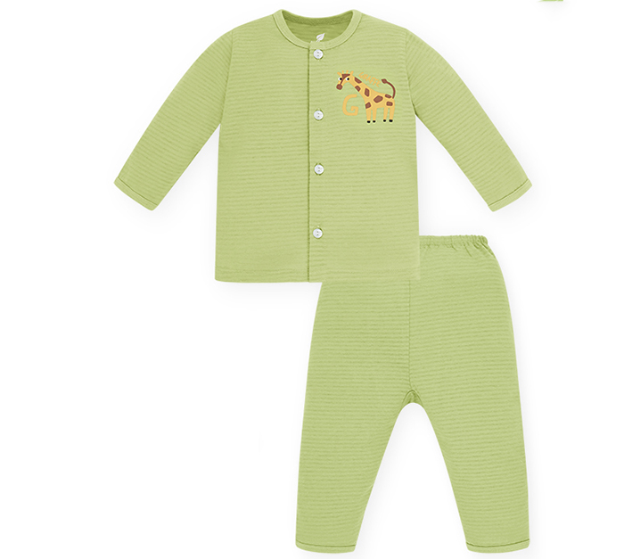 bộ cài giữa dài tay Lullaby NH68B (xanh cốm)