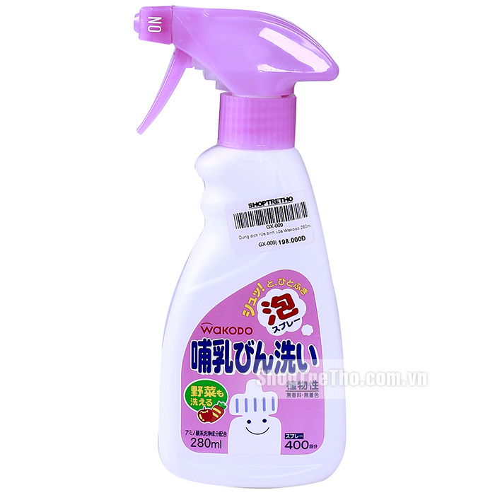 Dung dịch rửa bình sữa Wakodo 280ml