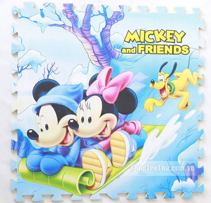 Thảm Disney trải sàn cho bé (4 miếng)