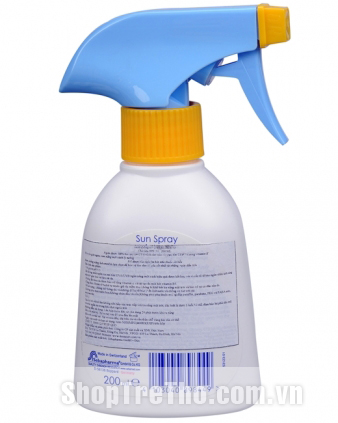 kem chống nắng,  Kem chống nắng trẻ em dạng xịt Sebamed 200ml