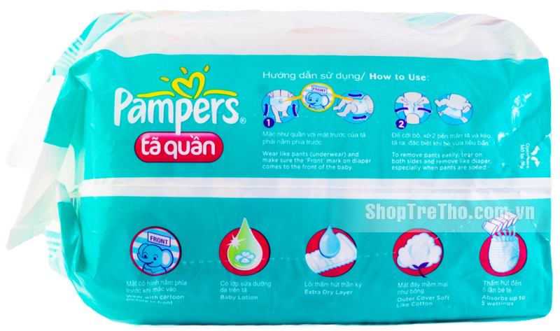Bỉm quần Pampers M42 dành cho bé từ 7-12kg