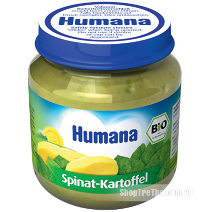 Thức ăn dinh dưỡng Humana rau bina khoai tây
