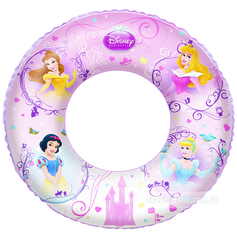 Phao bơi tròn Disney princess 91043