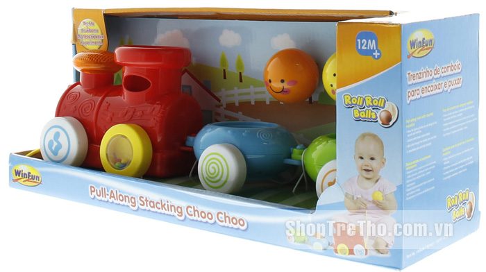 Đồ chơi xếp chồng tàu hỏa Winfun 0750