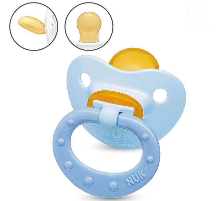 Bo 2 ty ngam Nuk Happykids cao su NU32216