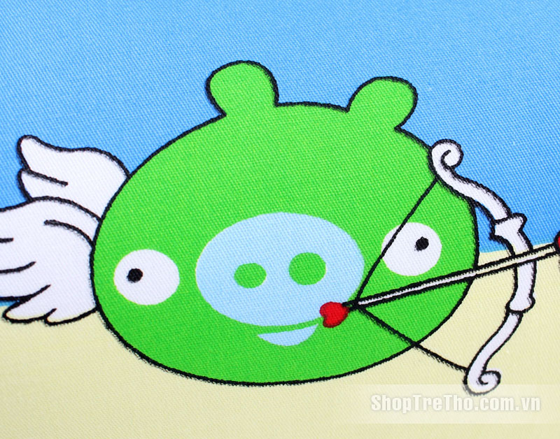 Gối ôm cho bé Minh Hoàng hình chú chim Angry Birds