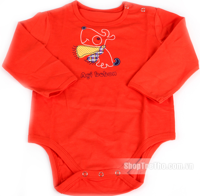 Áo body Agi bobun màu đỏ (12M-18M)