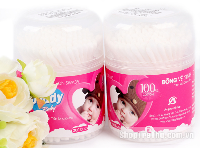 Bông tăm trẻ em cao cấp Daddy Baby Việt Nam