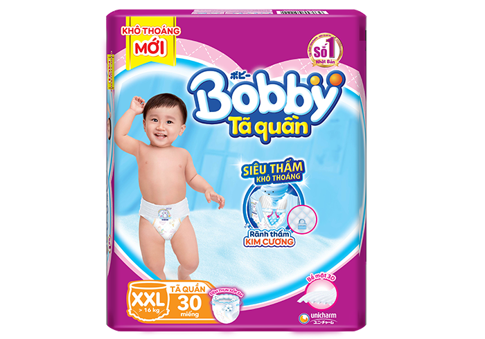 Tã Bỉm quần Bobby XXL30 (>16kg)