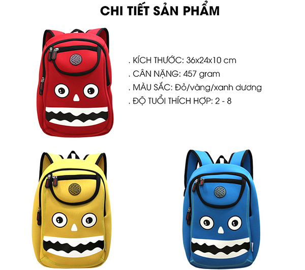 Ba lô Monster Nohoo NH006