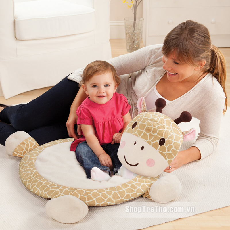 Thảm nằm chơi hình hươu cao cổ Plush Playtime Mat Summer SM67490 