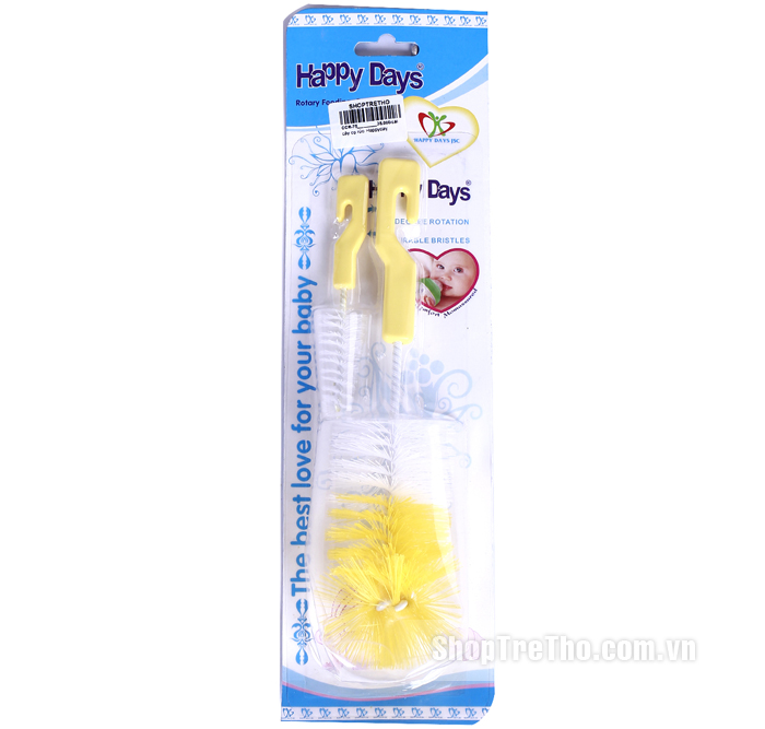 Cây cọ rửa bình sữa Happy Days