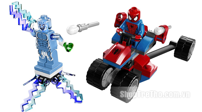 Đồ chơi Lego 76010 Spider-Trike vs. Electro V29