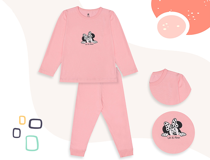Bộ dài tay cho bé Uri&Finn UAB1018