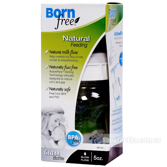Bình sữa Born Free 160ml thuỷ tinh