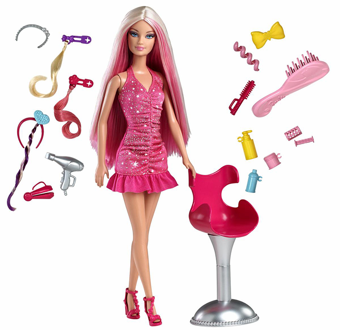 Búp bê Barbie BCF85 tiệm làm tóc