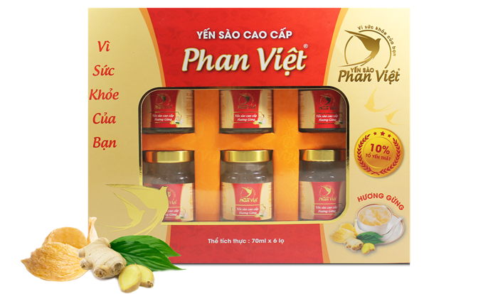 Hộp quà - Tổ yến chưng sẵn Hương gừng