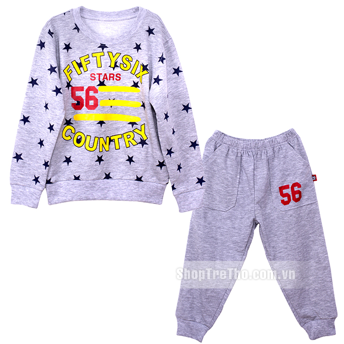 Bộ quần áo thu đông ngôi sao  Anakids (size 2-8y)