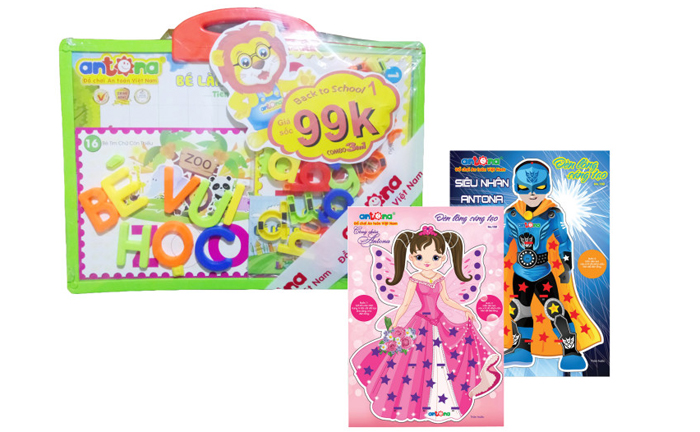 Combo đồ chơi Back to school Antona