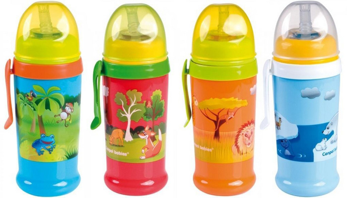 Cốc chống tràn có ống hút Canpol 56/510