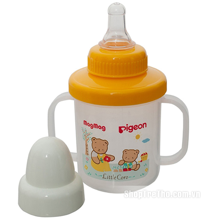 Bình tập ăn dặm pigeon, Bộ bát đĩa tập ăn Pigeon Magmag