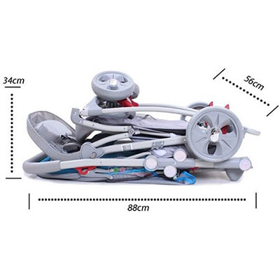 kích thước của xe đẩy BBH 720N
