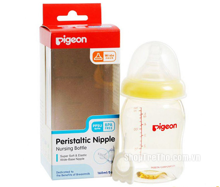 Bình sữa Pigeon PPSU 160ml cổ rộng