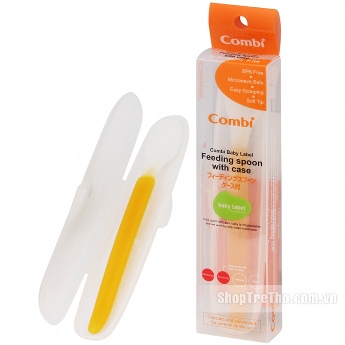 Thìa ăn dặm Combi có hộp