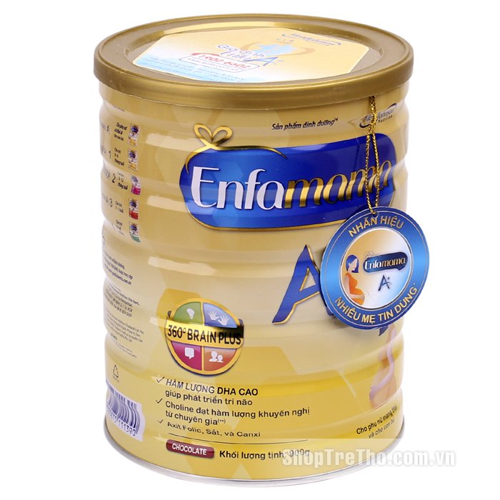 Sữa Enfamama A+ 360° Brain Plus Chocolate (900g)