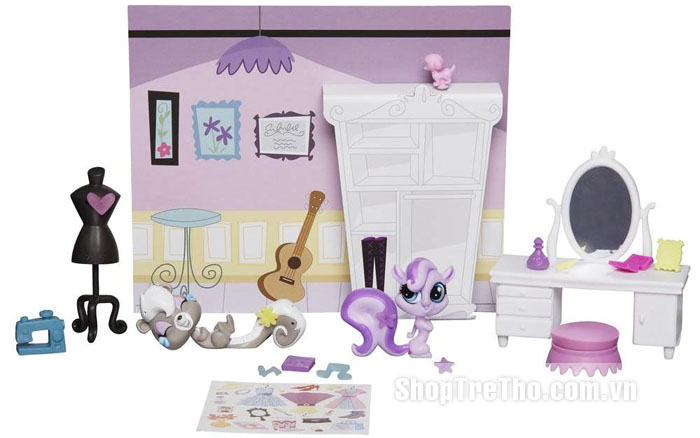 Đồ chơi Littlest Pet Shop A8539/A7642 - Bộ phòng ngủ Blythe