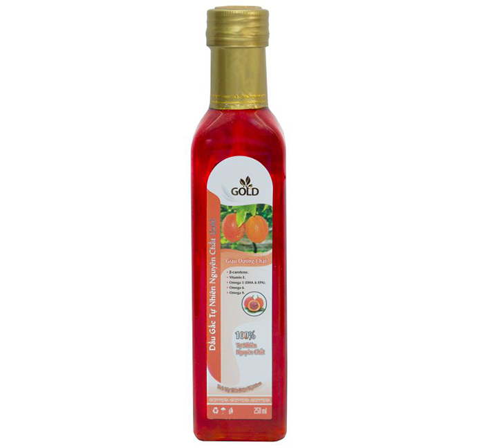 Dầu gấc tự nhiên nguyên chất Gold (250ml)