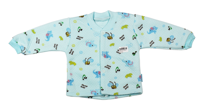 Áo bông xốp cài giữa in hình HT (1-5T)