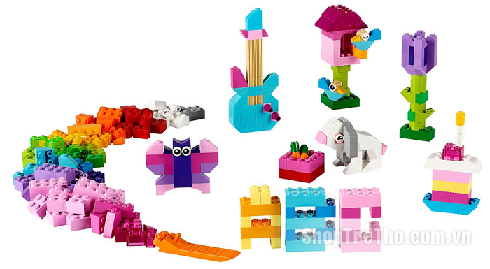 Đồ chơi lego 10694 - Hộp gạch classic sáng tạo (màu sáng)