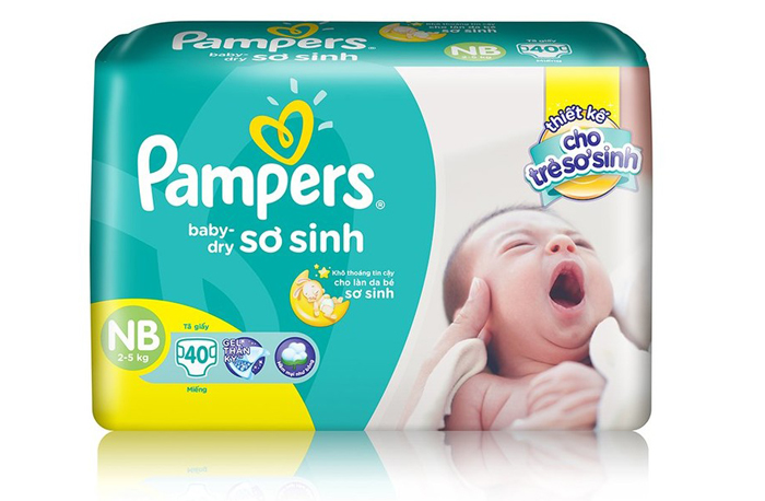 Tã - Bỉm dán sơ sinh Pampers NB40 (2-5kg)