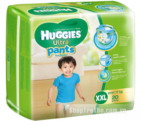 Bỉm quần Huggies Ultra XXL20 cho bé trai