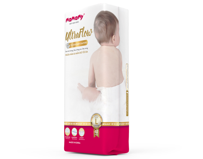 Bỉm tã dán Ultraflow Mamamy L42