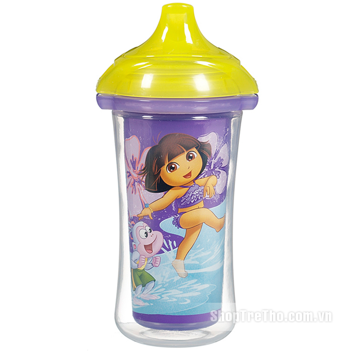 Cốc tập uống giữ nhiệt Munchkin 15402 9oz Dora The Explorer CL Insualated Straw