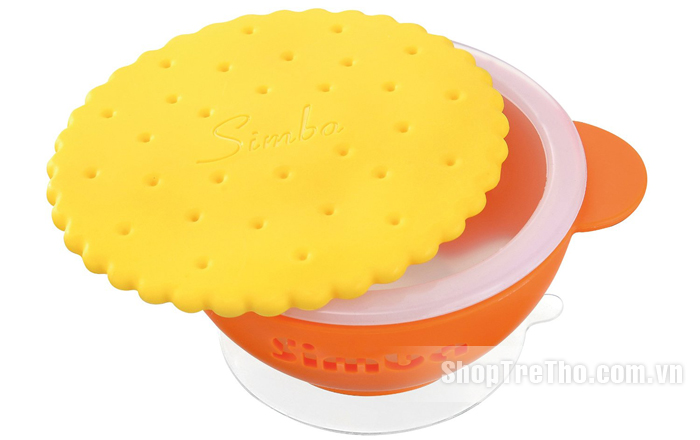Chén tập ăn đế cao su Simba P3341